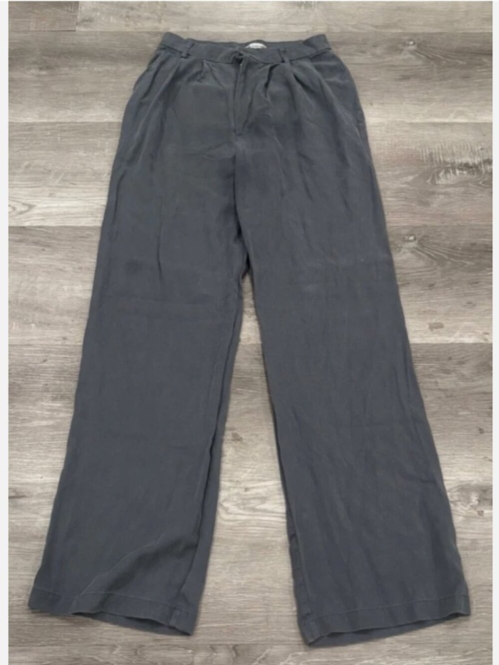 Reformation Lowe Super Wide Leg Relaxed Pleated Pants Womens 2